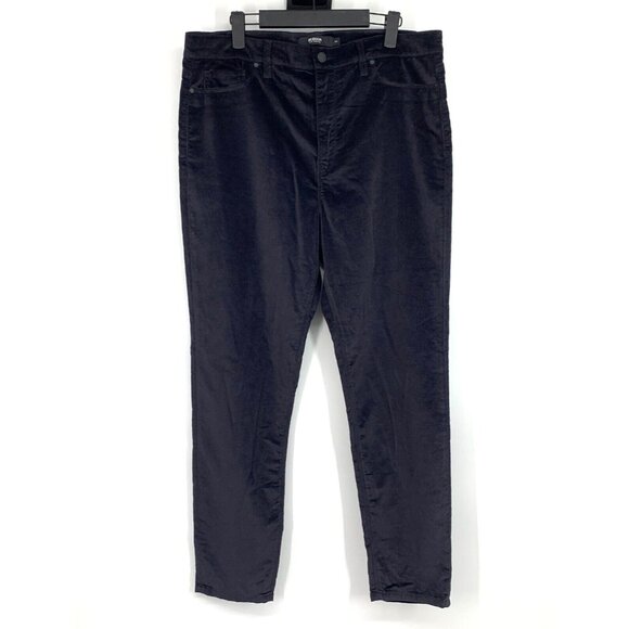 Hudson Jeans Barbara Super Skinny Velvet Purple Ankle NWT - Picture 2 of 12